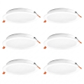 Osram - Σετ 6 τεμ. εντοιχιζόμενα LED φωτιστικά ESSENTIAL LED/18W/230V 4000K, Ø 22 cm, λευκά