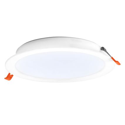 Osram - Σετ 6 τεμ. εντοιχισμένα φωτιστικά οροφής LED ESSENTIAL LED/18W/230V 6500K Ø 22 cm λευκό