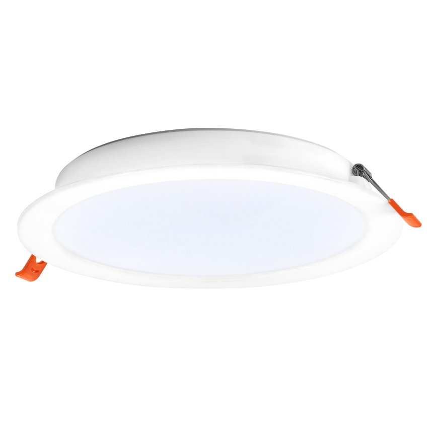 Osram - Σετ 6 τεμ. εντοιχισμένα φωτιστικά οροφής LED ESSENTIAL LED/18W/230V 6500K Ø 22 cm λευκό