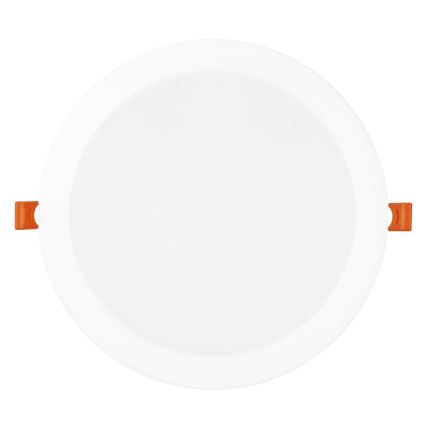 Osram - Σετ 6 τεμ. εντοιχισμένα φωτιστικά οροφής LED ESSENTIAL LED/18W/230V 6500K Ø 22 cm λευκό