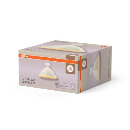 Osram - Πλαφονιέρα οροφής LOTUS LEAF 1xE27/9W/230V διάμ. 39,6 cm