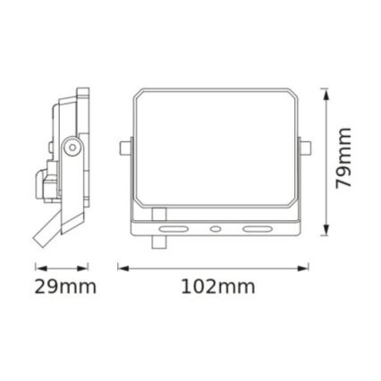 Osram - Προβολέας FLOODLIGHT LED/10W/230V 3000K IP65