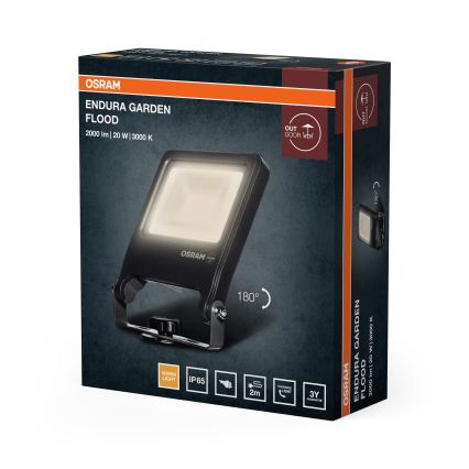 Osram - LED προβολέας ENDURA LED/20W/230V 3000K IP65 ανθρακί