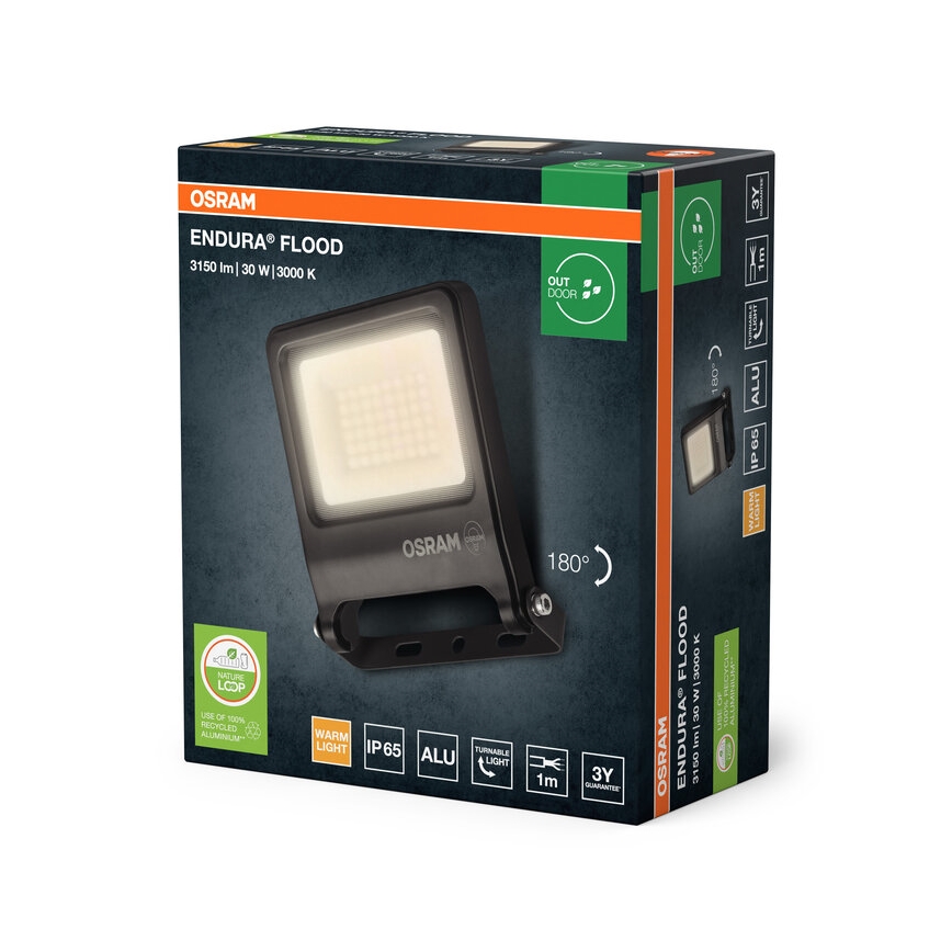 Osram - Προβολέας LED ENDURA LED/30W/230V 3000K IP65