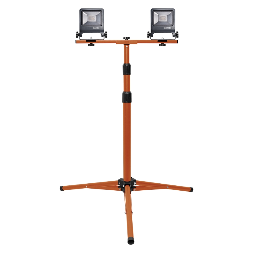 Osram - LED προβολέας με βάση TRIPOD 2xLED/20W/230V 4000K IP65 πορτοκαλί/ανθρακί