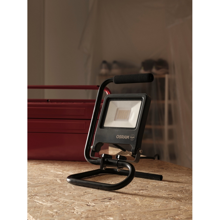 Osram - LED προβολέας με βραχίονα στήριξης S-STAND LED/30W/230V 4000K IP65 ανθρακί