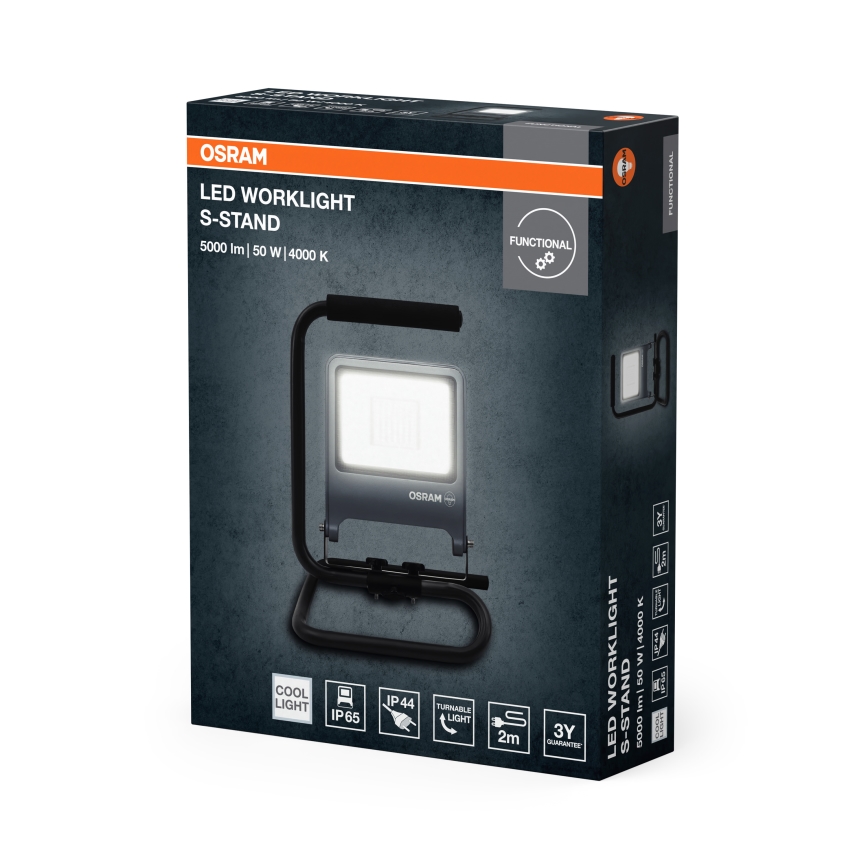 Osram - Προβολέας LED με βραχίονα στήριξης S-STAND LED/50W/230V 4000K IP65 ανθρακί