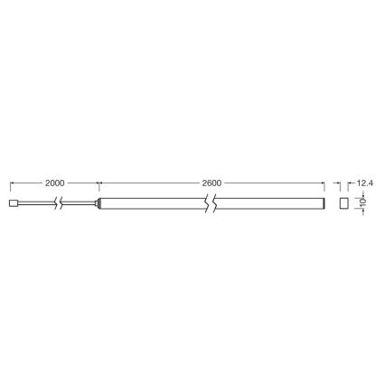 Osram - LED ρυθμιζόμενη ταινία FLEX ACOUSTIC 2,6m LED/29W/230V + τηλεχειριστήριο