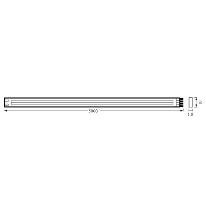 Osram - LED Ρυθμιζόμενη ταινία FLEX COB 5m LED/35W/230V 2700-6500K + τηλεχειριστήριο