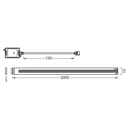 Osram - Ρυθμιζόμενη LED ταινία SMART+ COB 3m LED/14W/230V 2700-6500K Wi-Fi