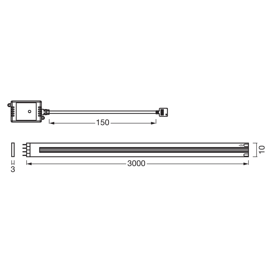 Osram - Ρυθμιζόμενη LED ταινία SMART+ COB 3m LED/14W/230V 2700-6500K Wi-Fi