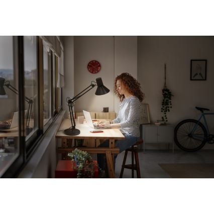 Osram - Ρυθμιζόμενη LED επιτραπέζια λάμπα OFFICE LINE LED/9W/230V 3000K μαύρη