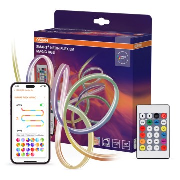 Osram - Ρυθμιζόμενη RGB LED ταινία εξωτερικού χώρου SMART+ MAGIC 3m LED/15W/230V IP44 Wi-Fi+ τηλεχειριστήριο