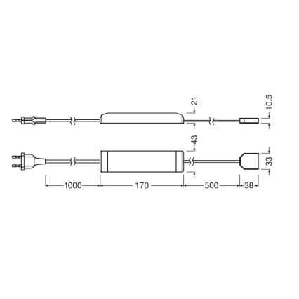 Osram - LED Ρυθμιζόμενη ταινία FLEX ACOUSTIC 2,6m LED/29W/230V + τηλεχειριστήριο