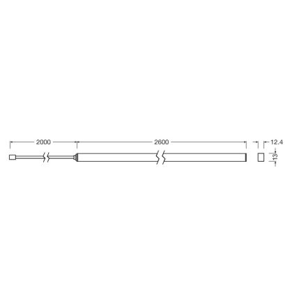 Osram - LED Ρυθμιζόμενη ταινία FLEX ACOUSTIC 2,6m LED/29W/230V + τηλεχειριστήριο