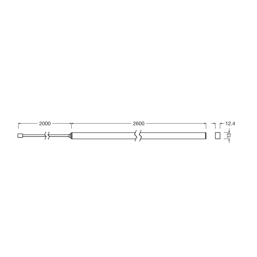 Osram - LED Ρυθμιζόμενη ταινία FLEX ACOUSTIC 2,6m LED/29W/230V + τηλεχειριστήριο