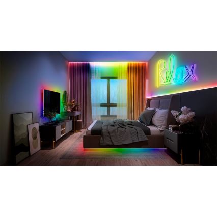 Osram - ρυθμιζόμενη RGB LED ταινία SMART+ MAGIC 3m LED/22W/230V Wi‑Fi + τηλεχειριστήριο
