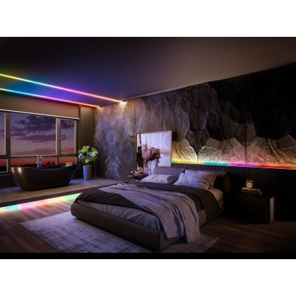 Osram - ρυθμιζόμενη RGB LED ταινία SMART+ MAGIC 3m LED/22W/230V Wi‑Fi + τηλεχειριστήριο