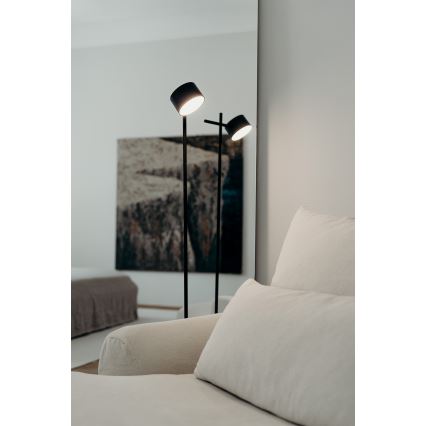 Osram - LED Ρυθμιζόμενο επιδαπέδιο φωτιστικό αφής DECOR KYOTO LED/12W/230V CRI 90 μαύρο