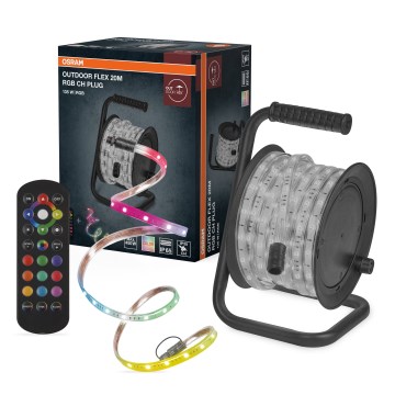 Osram - Ρυθμιζόμενη εξωτερική ταινία LED RGB FLEX 20m LED/135W/230V IP65 + τηλεχειριστήριο