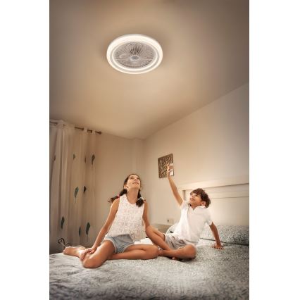 Osram - Ρυθμιζόμενο LED φωτιστικό οροφής με ανεμιστήρα SOLANO LED/26W/230V 3000/4000/6500K + τηλεχειριστήριο
