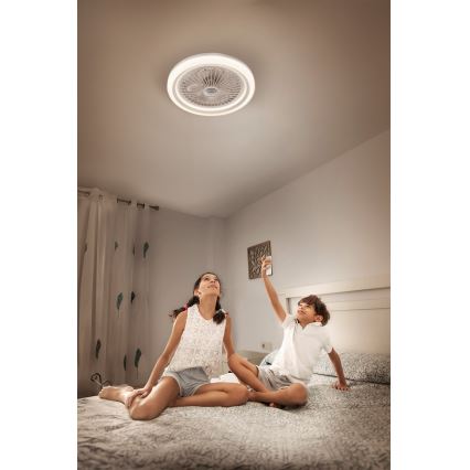 Osram - Ρυθμιζόμενο LED φωτιστικό οροφής με ανεμιστήρα SOLANO LED/26W/230V 3000/4000/6500K + τηλεχειριστήριο