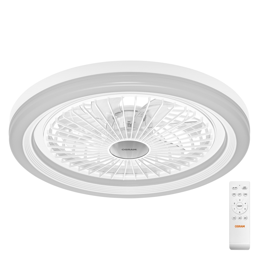 Osram - Ρυθμιζόμενο LED φωτιστικό οροφής με ανεμιστήρα SOLANO LED/26W/230V 3000/4000/6500K + τηλεχειριστήριο