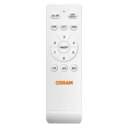 Osram - Ρυθμιζόμενο LED φωτιστικό οροφής με ανεμιστήρα SOLANO LED/26W/230V 3000/4000/6500K + τηλεχειριστήριο
