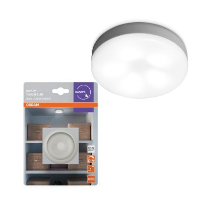 Osram - Ρυθμιζόμενο LED φωτιστικό προσανατολισμού DOT-IT LED/0,45W/5V 500 mAh λευκό