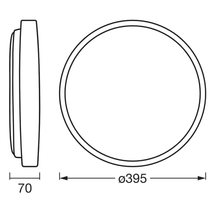 Osram - Φωτιστικό οροφής LED ρυθμιζόμενης έντασης ORBIS ALISON LED/24W/230V διάμ. 39,5 cm μπεζ