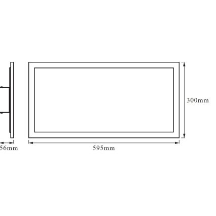 Osram - LED Ρυθμιζόμενο φωτιστικό οροφής SMART+ PLANON LED/22W/230V 60x30 cm 3000-6500K Wi-Fi