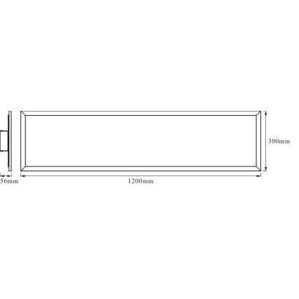 Osram - Ρυθμιζόμενο LED φωτιστικό οροφής SMART+ PLANON LED/36W/230V 120x30 cm 3000-6500K Wi-Fi