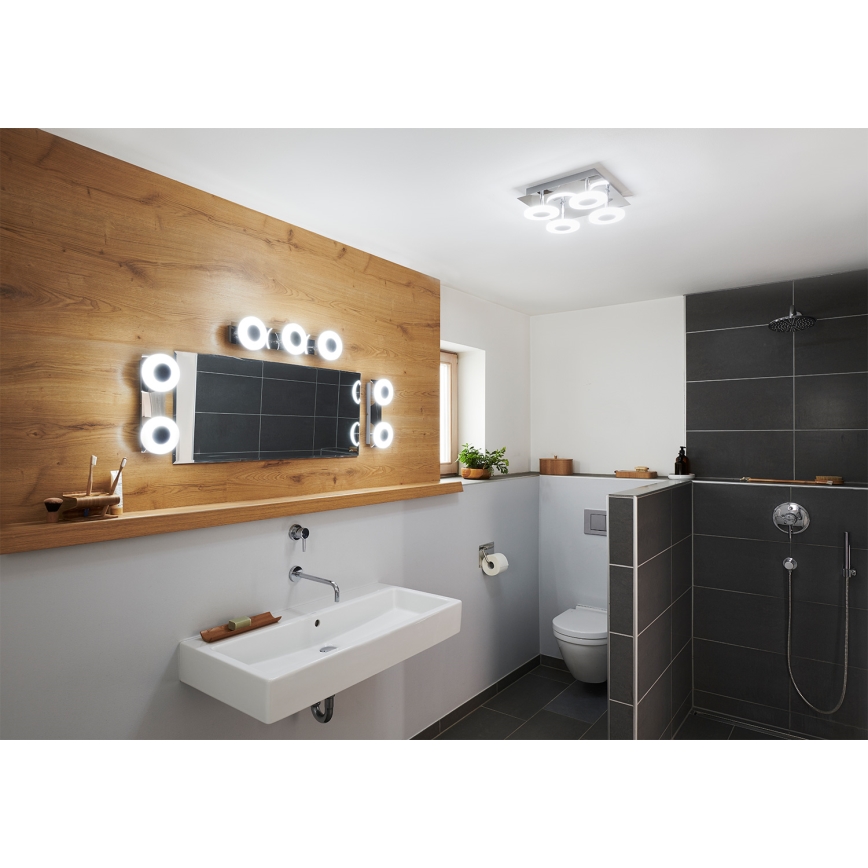Osram - LED ρυθμιζόμενο φωτιστικό οροφής για μπάνιο SMART+ WAVE LED/24W/230V 3000-6500K IP44 Wi-Fi