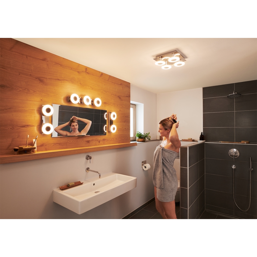 Osram - LED ρυθμιζόμενο φωτιστικό οροφής για μπάνιο SMART+ WAVE LED/24W/230V 3000-6500K IP44 Wi-Fi