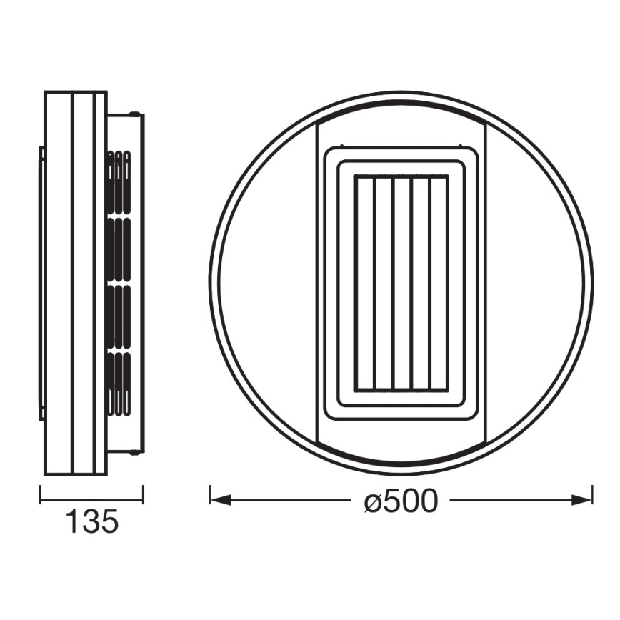 Osram - Ρυθμιζόμενο LED φωτιστικό οροφής με ανεμιστήρα CEILING FAN LED/55W/230V 3000-6500K λευκό + τηλεχειριστήριο