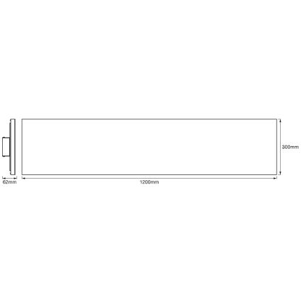 Osram - Ρυθμιζόμενο LED φωτιστικό οροφής SMART+ FRAMELESS LED/40W/230V 3000-6500K Wi-Fi