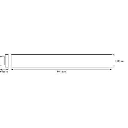 Osram - Ρυθμιζόμενο LED φωτιστικό οροφής SMART+ PLANON LED/27W/230V 80x10 cm 3000-6500K Wi-Fi