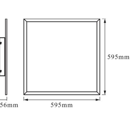 Osram - Ρυθμιζόμενο LED φωτιστικό οροφής SMART+ PLANON LED/36W/230V 60x60 cm 3000-6500K Wi-Fi