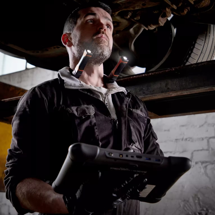 Osram - Ρυθμιζόμενο επαναφορτιζόμενο φωτιστικό λαιμού LEDINSPECT (φορετό) LED/1W/3,7V IP54 1000 mAh