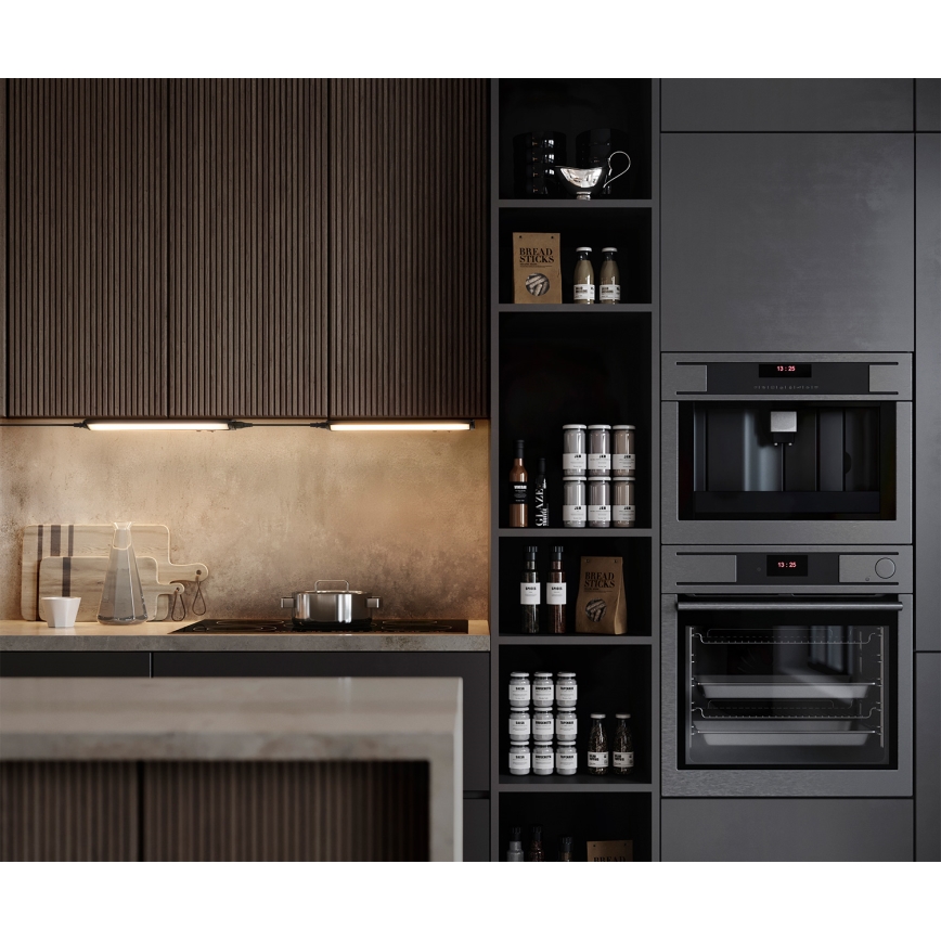 Osram - Ρυθμιζόμενο LED φωτιστικό κάτω από ντουλάπια LINEAR TURN LED/6W/230V 3000/4000/6500K 35 cm μαύρο