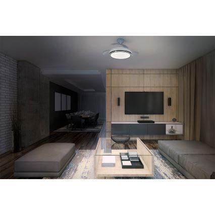Osram - LED ρυθμιζόμενο φωτιστικό οροφής με ανεμιστήρα LEVECHE LED/36W/230V 3000/4000/6500K + τηλεχειριστήριο