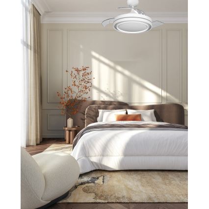 Osram - Ρυθμιζόμενο φωτιστικό οροφής LED με ανεμιστήρα PONIENTE LED/36W/230V 3000/4000/6500K + τηλεχειριστήριο