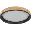 Osram - Ρυθμιζόμενο LED φωτιστικό οροφής MARIANO LED/36W/230V Ø 51 cm δρυς/μαύρο