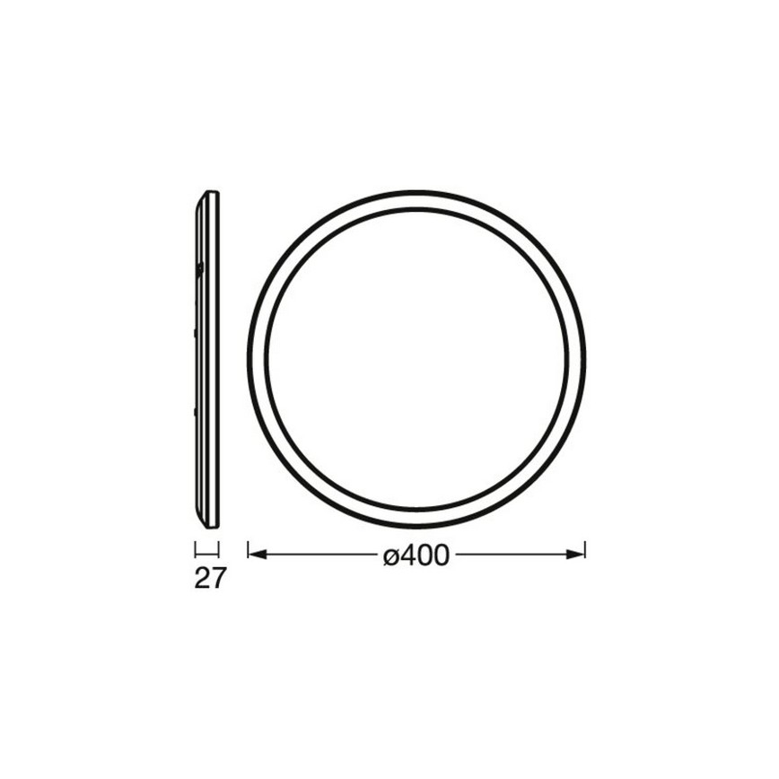 Osram - Ρυθμιζόμενο LED φωτιστικό οροφής ORBIS LED/22W/230V λευκό