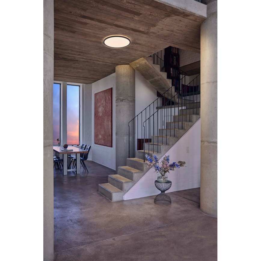 Osram - Ρυθμιζόμενο LED φωτιστικό οροφής ORBIS ULTRA SLIM LED/22W/230V 3000K Ø 40 cm μαύρο