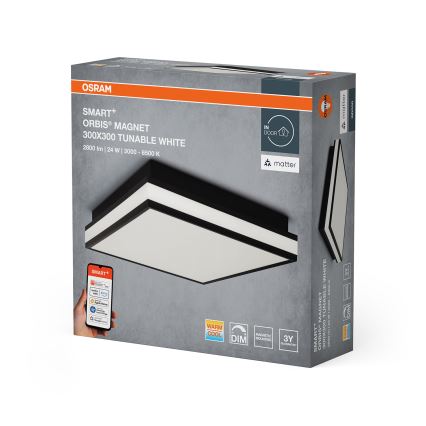 Osram - Ρυθμιζόμενο LED φωτιστικό οροφής SMART+ MAGNET LED/24W/230V 30x30 cm 3000-6500K Wi-Fi