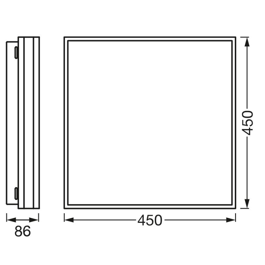 Osram - Ρυθμιζόμενο φωτιστικό οροφής SMART+ MAGNET LED/42W/230V 45x45 cm 3000-6500K Wi-Fi