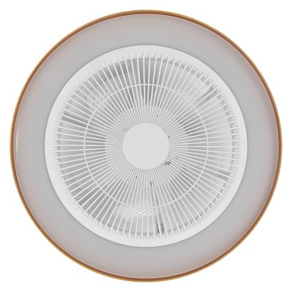 Osram - LED ρυθμιζόμενο φωτιστικό οροφής με ενσωματωμένο ανεμιστήρα LED/49W/230V 2700-6500K λευκό/χρυσό + τηλεχειριστήριο
