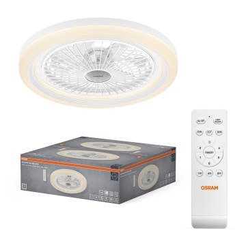 Osram - Ρυθμιζόμενο LED φωτιστικό οροφής με ανεμιστήρα SOLANO LED/26W/230V 3000/4000/6500K + τηλεχειριστήριο