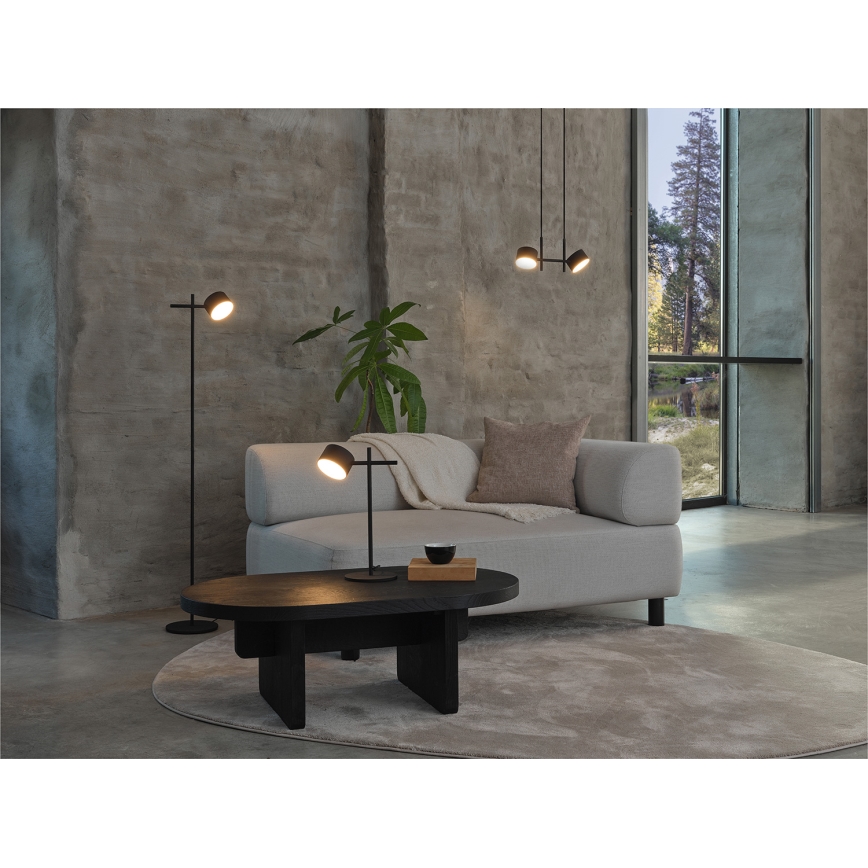 Osram - LED Ρυθμιζόμενο κρεμαστό φωτιστικό με καλώδιο DECOR KYOTO 2xLED/10W/230V CRI 90 μαύρο
